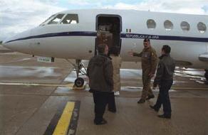 Inizia la missione si parte dall'Aeroporto di Ciampino
